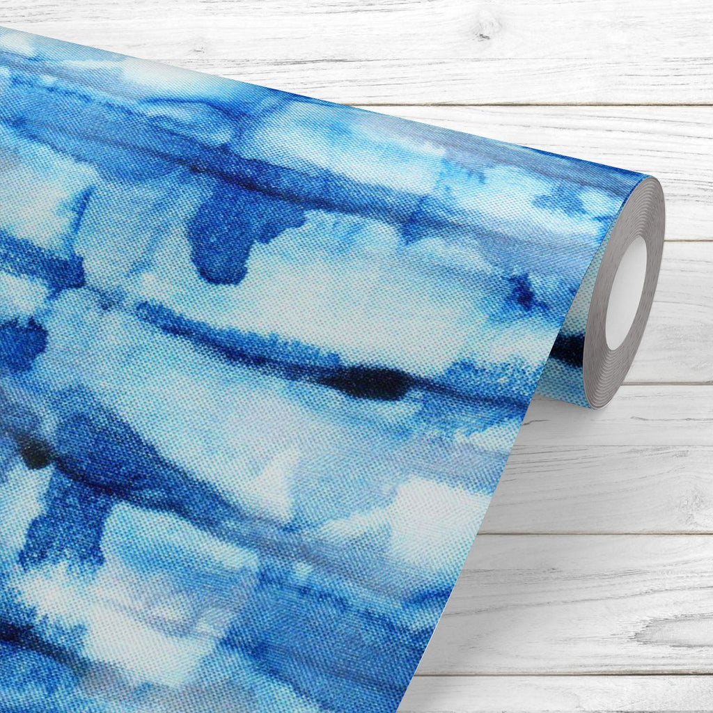 Shibori Indigo Batik D1 Wallpaper Roll