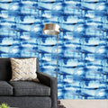 Shibori Indigo Batik D1 Wallpaper Roll