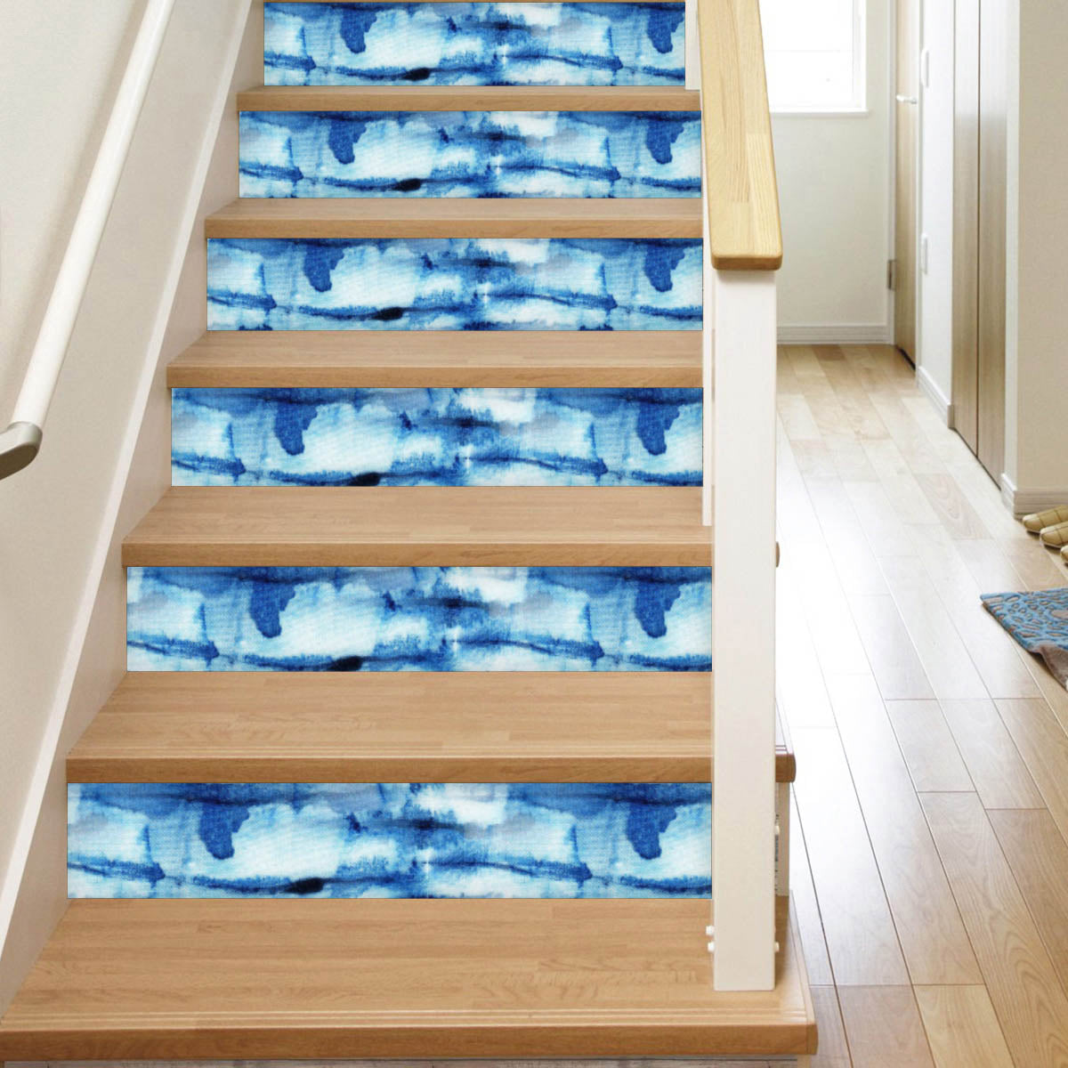 Shibori Indigo Batik D1 Wallpaper Roll